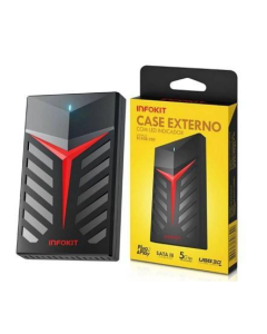 Case para HD Externo com led indicador - Infokit