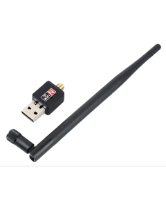 Adaptador USB WIFI com antena 2.4GHz 1800Mbps - Kapbom