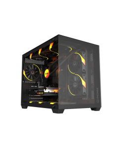 Gabinete Gamer Forcefield V2 Black Vulcan - Pcyes