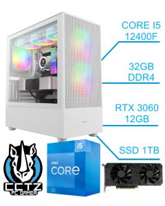 Computador CCTZ GAMER RIVAL - CORE I5-12400F - 32GB - RTX 3060 12GB - 1TB