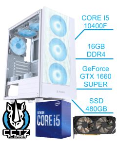 Computador CCTZ GAMER RUSH - CORE I5-10400F - 16GB - GTX 1660 SUPER - 480GB